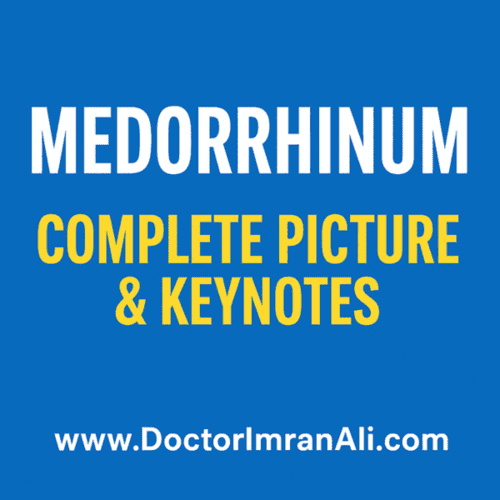 Medorrhinum Key Notes and Symptoms Guide